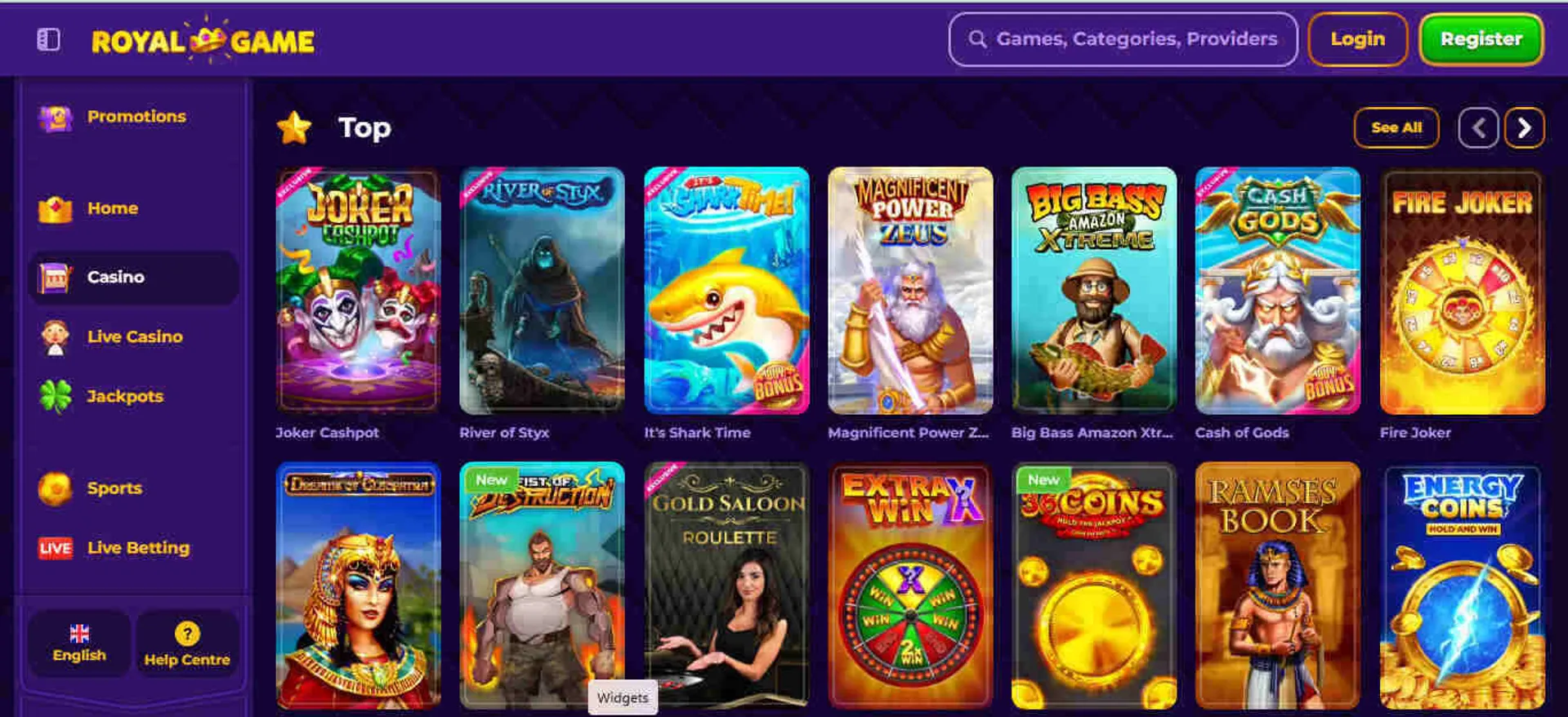 Jogo de roleta online